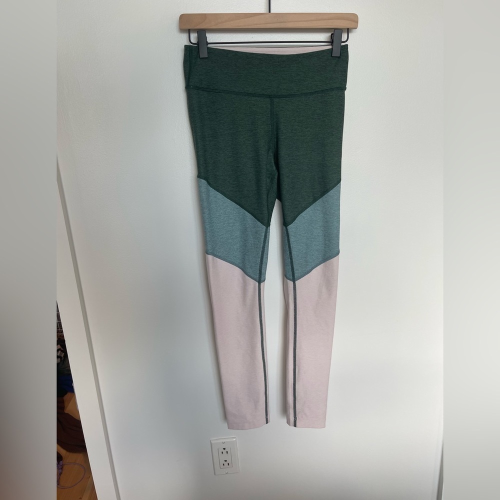 Outdoor Voices NWOT Springs Leggings 7/8 Green Blue - Picture 4 of 9